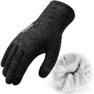 Winter Gloves for Women Men Touchscreen Thermal Knit Warm Cold Weather Gloves